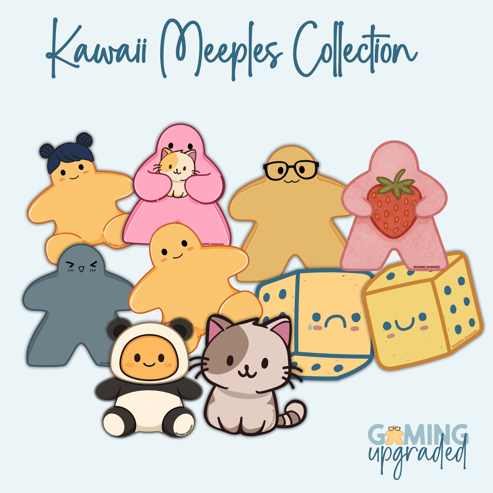 Kawaii Meeples