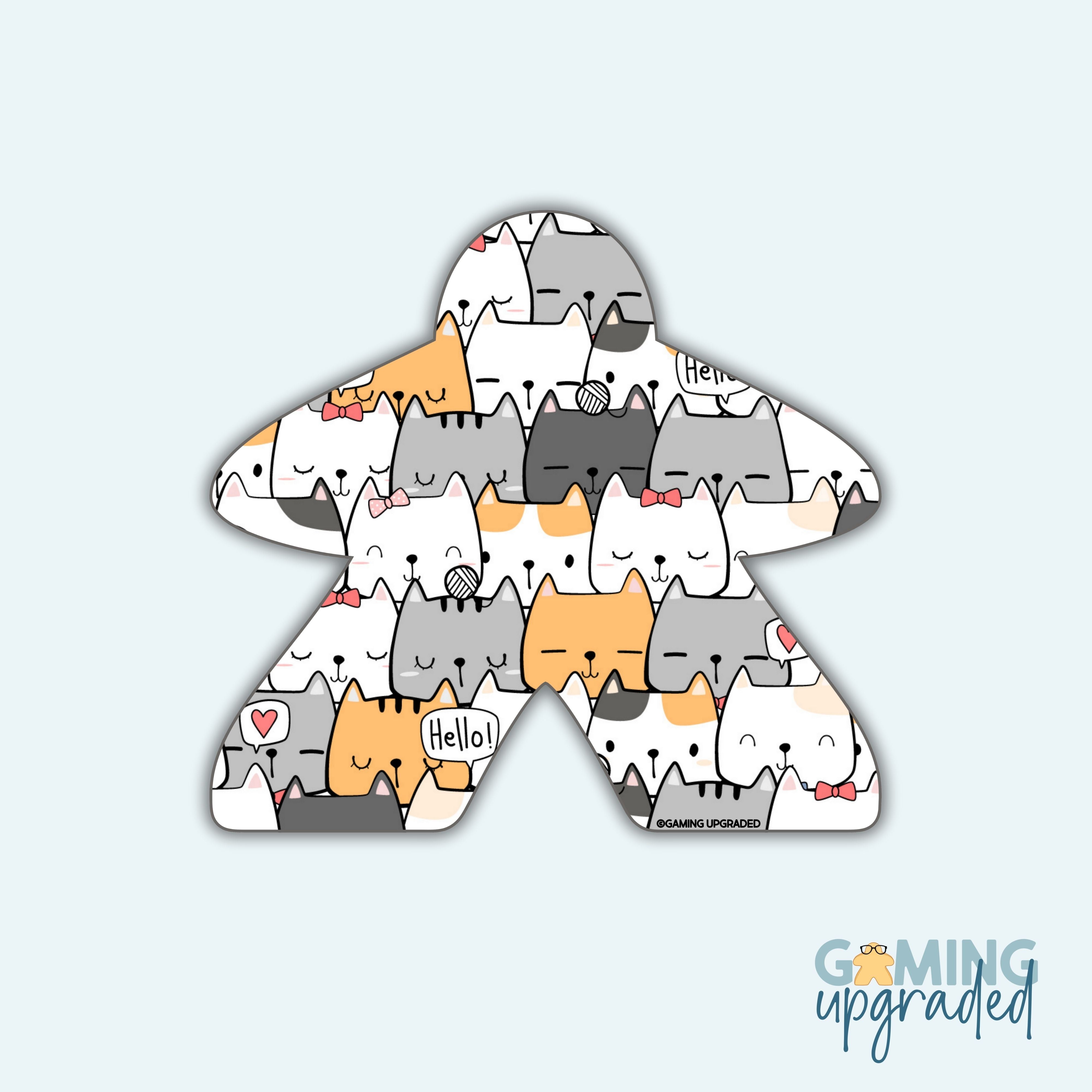 Stacks of Cats Meeple