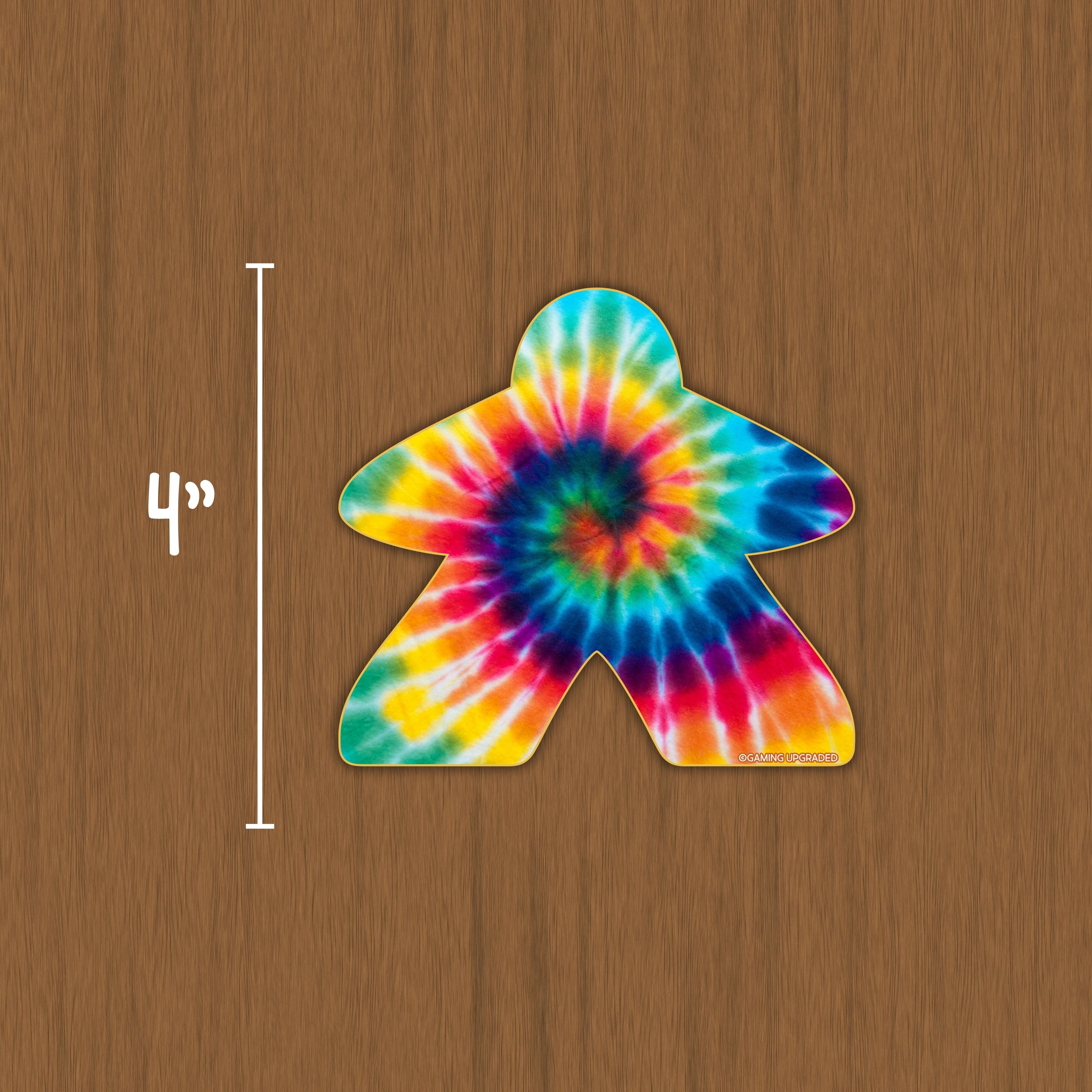 Tie-Dyed Meeples