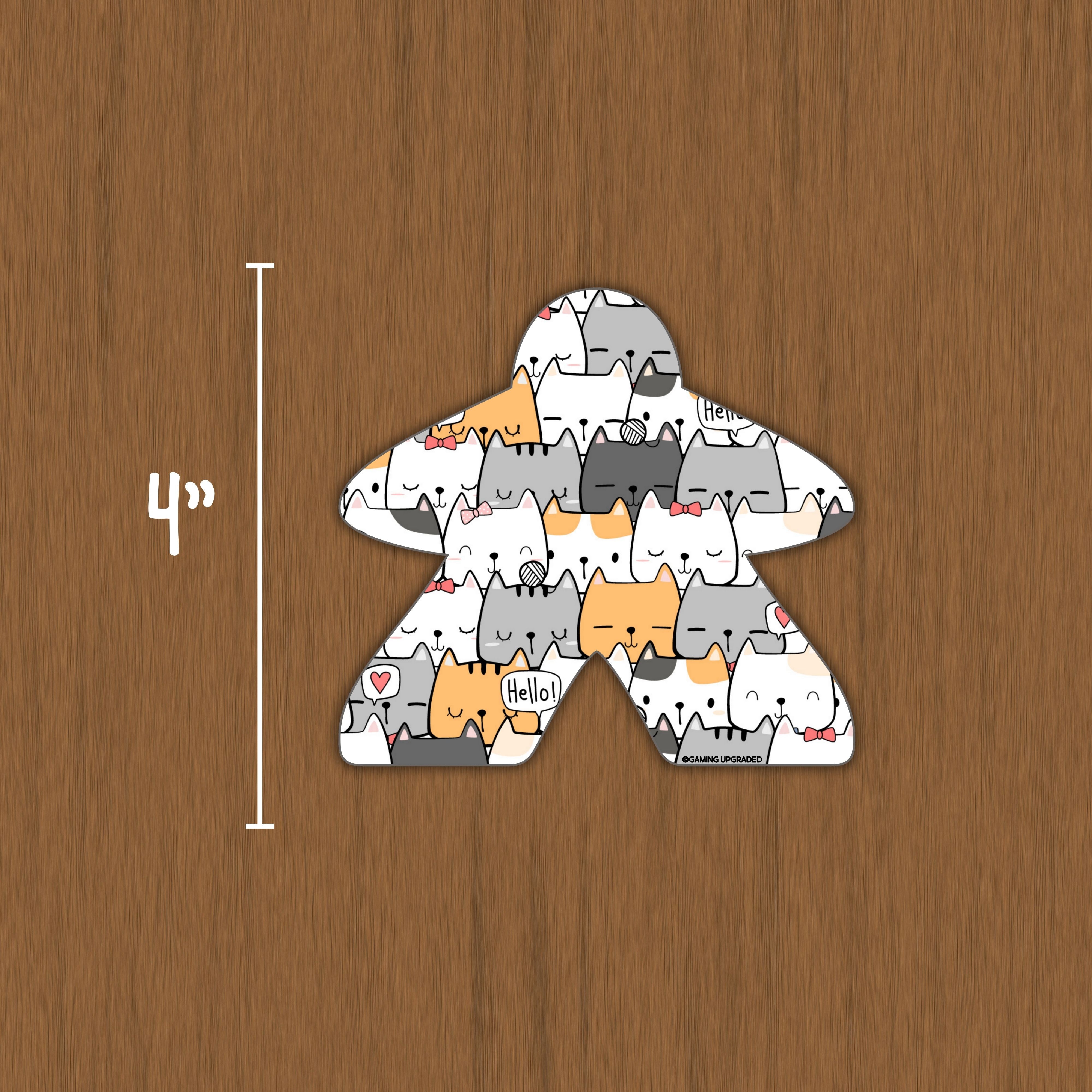 Stacks of Cats Meeple