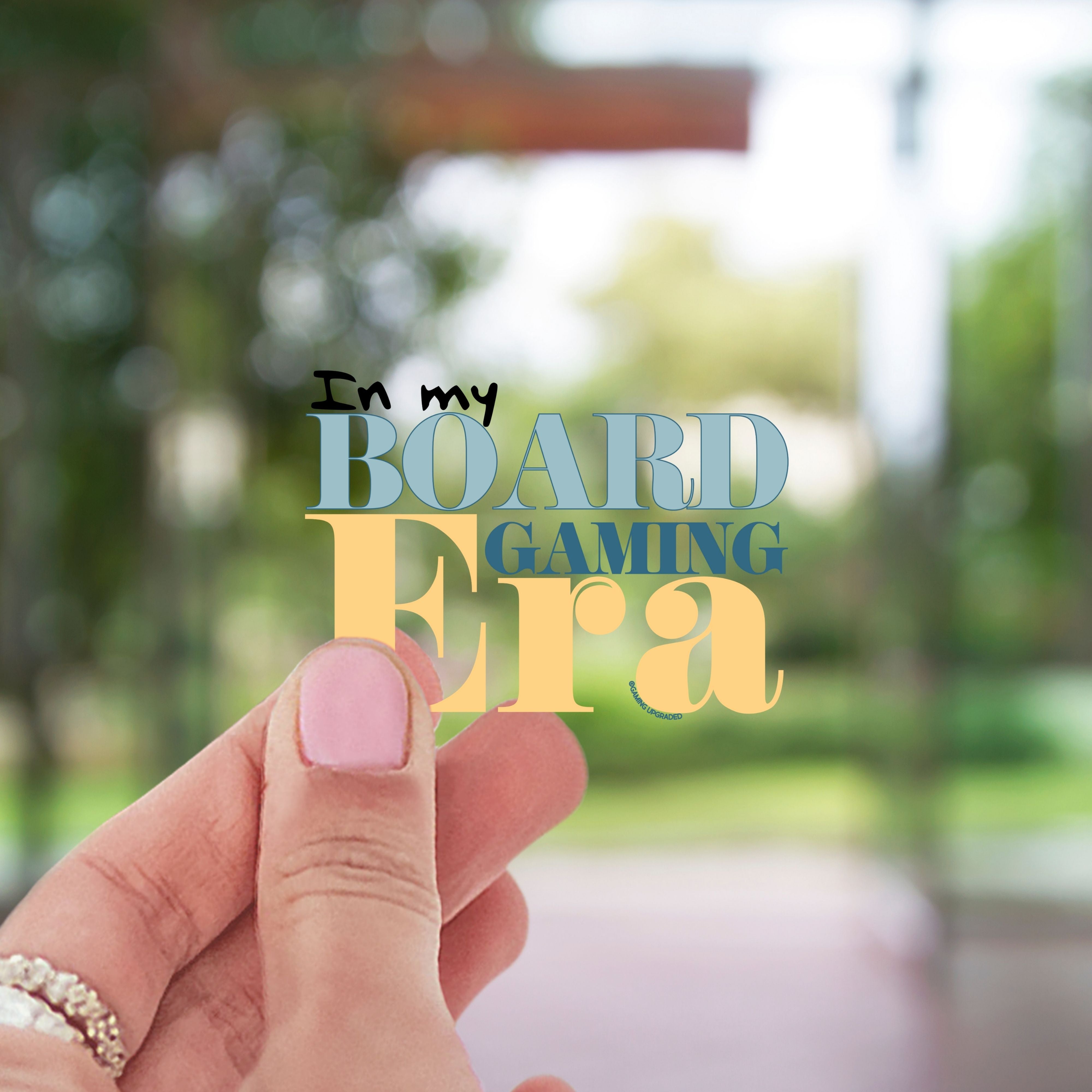 In My Board Game Era