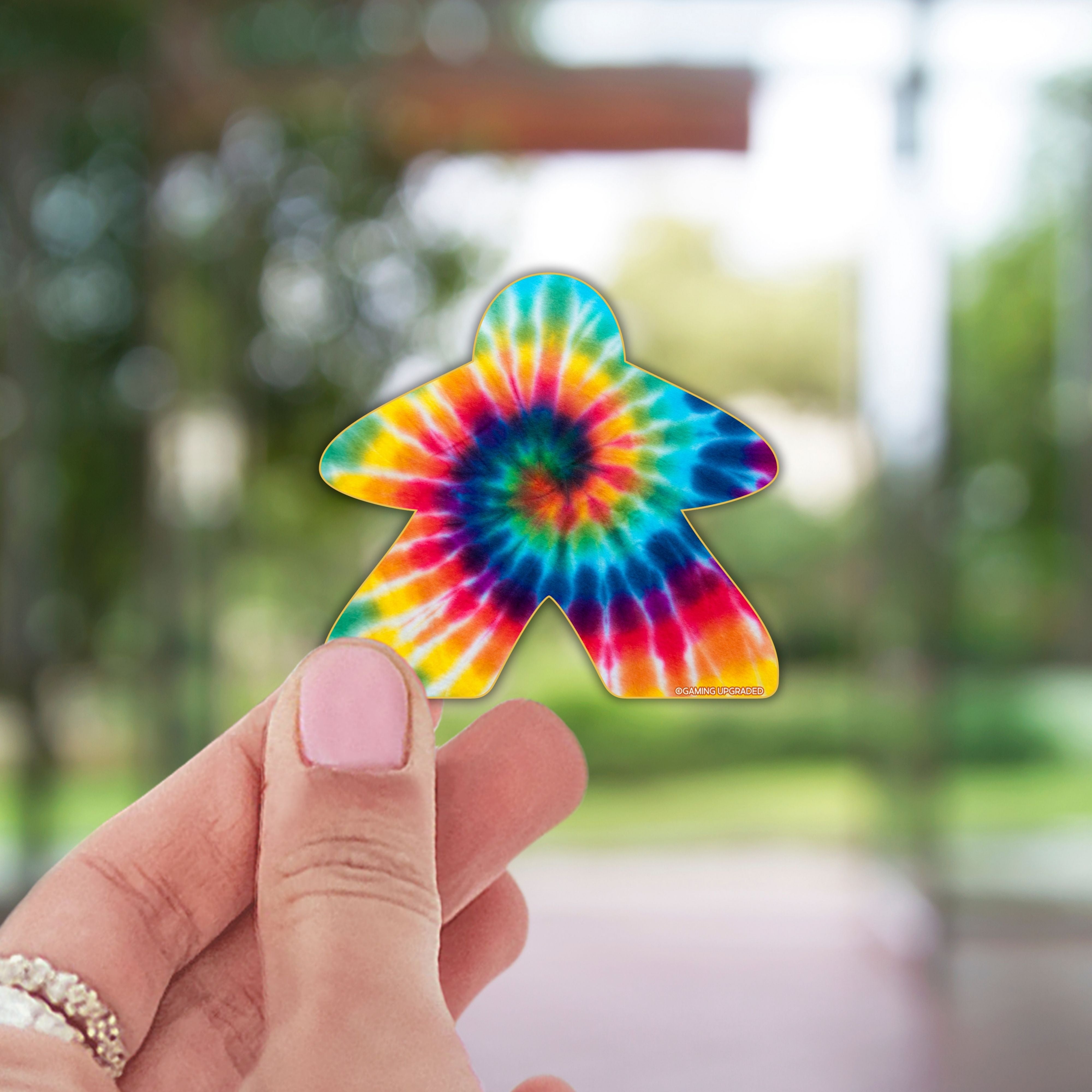 Tie-Dyed Meeples