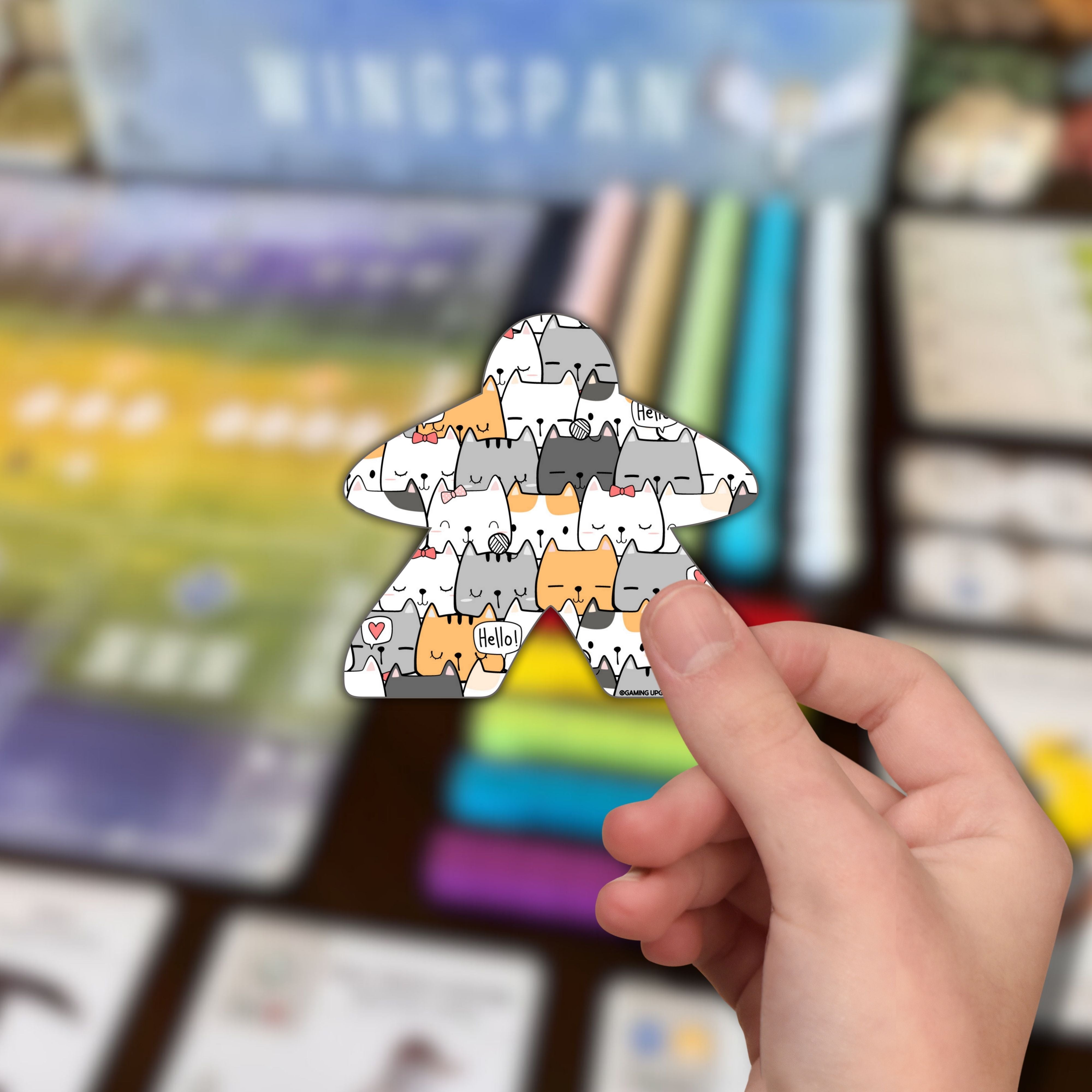 Stacks of Cats Meeple