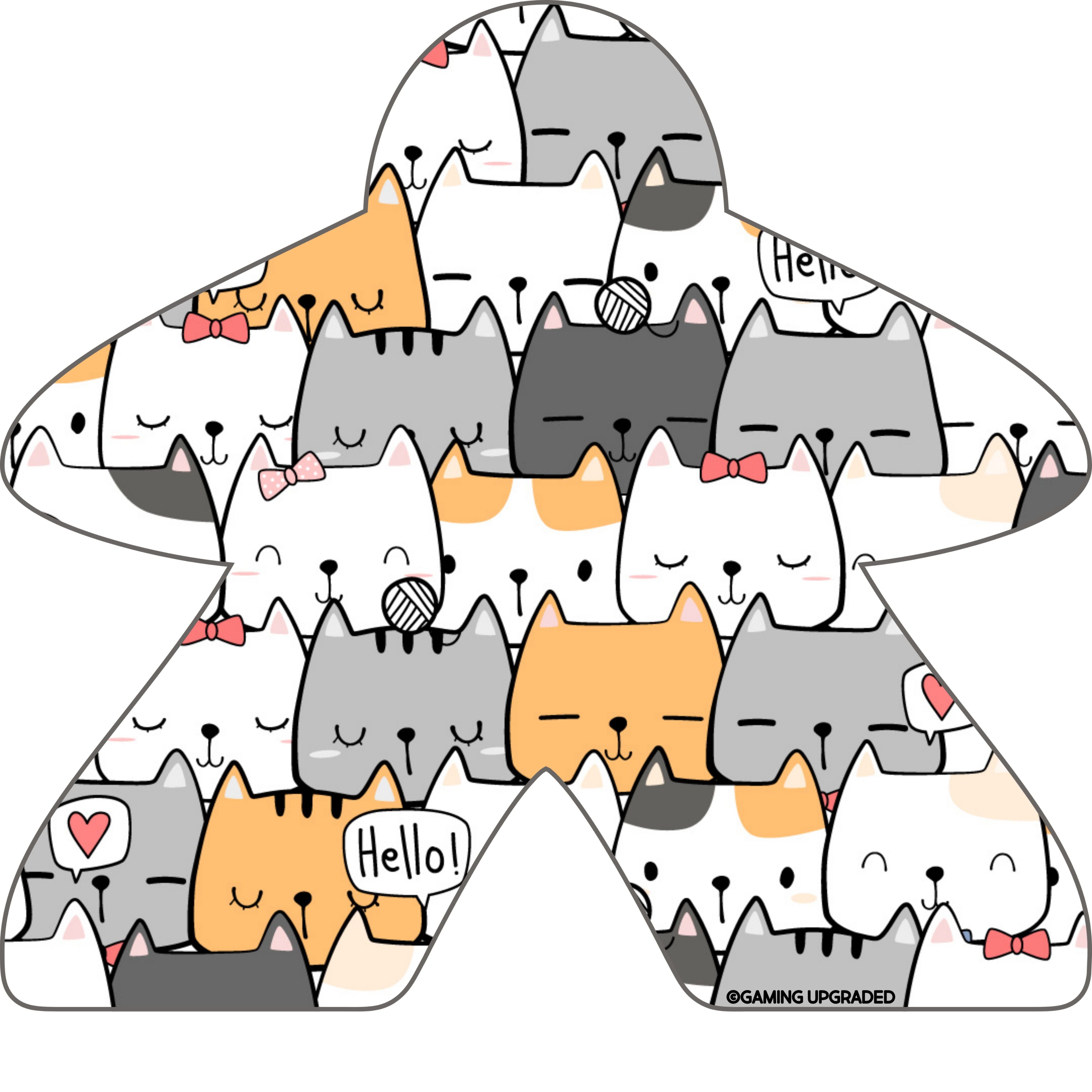 Stacks of Cats Meeple