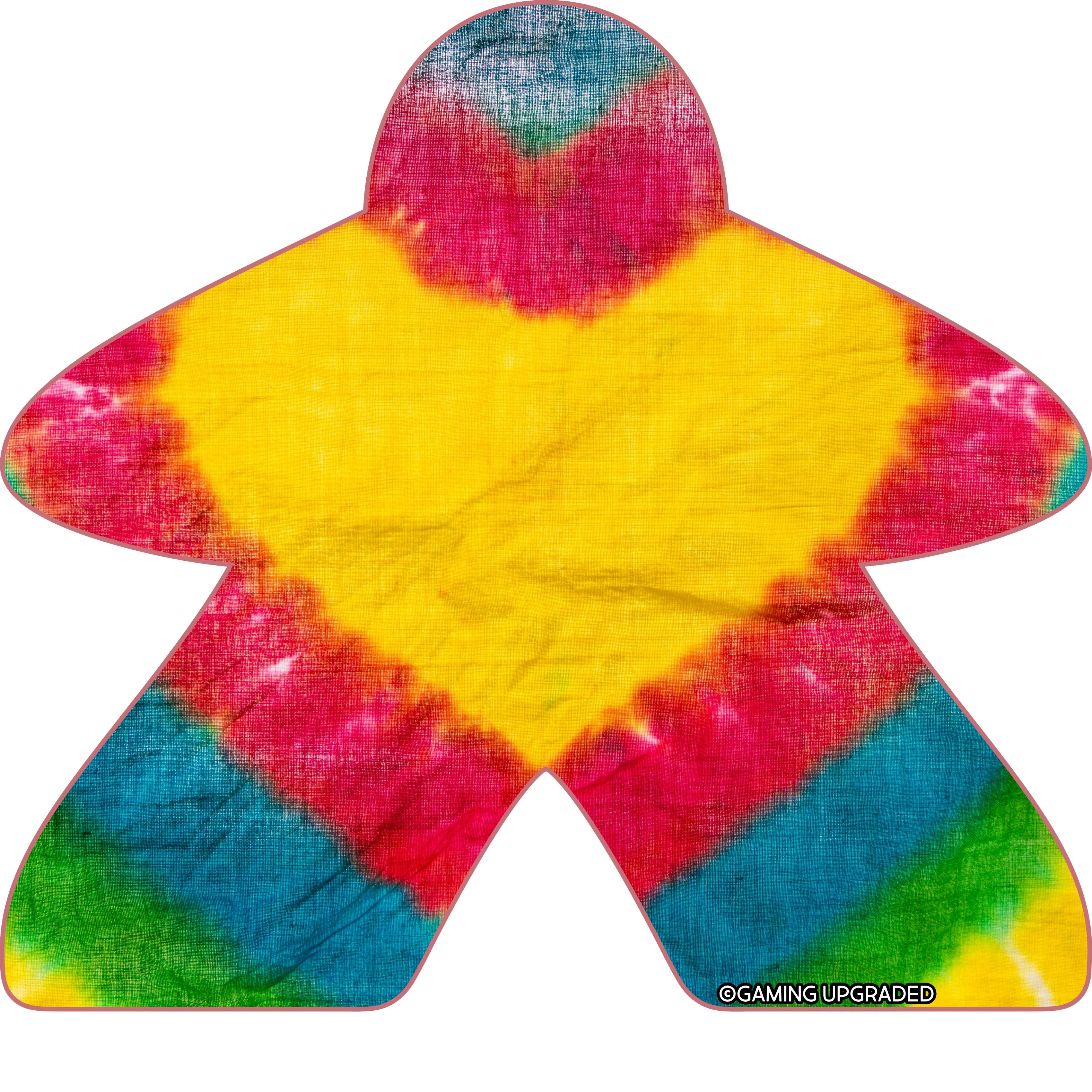 Tie-Dyed Meeples
