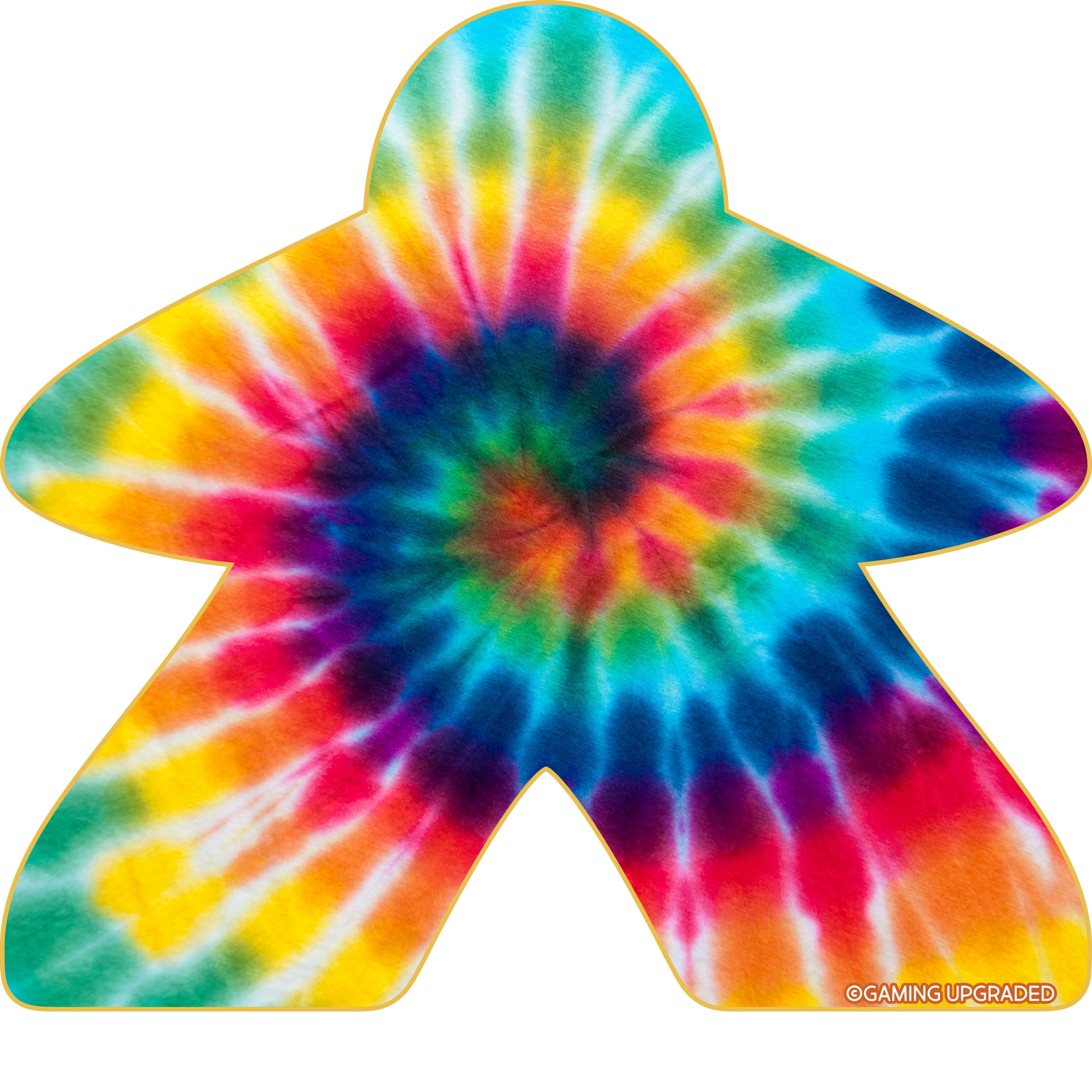 Tie-Dyed Meeples