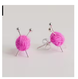 Yarns for Knitting Earring Studs